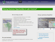Tablet Screenshot of grouplamerica.com